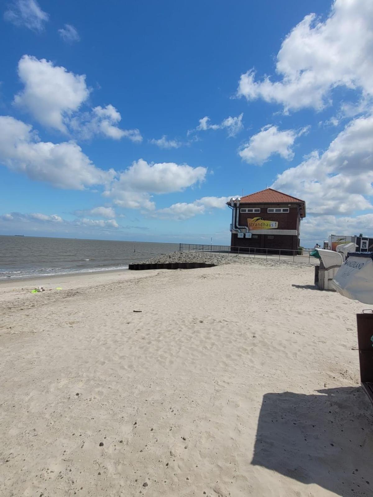 Strandkajuete Hooksiel Schillig Exterior foto