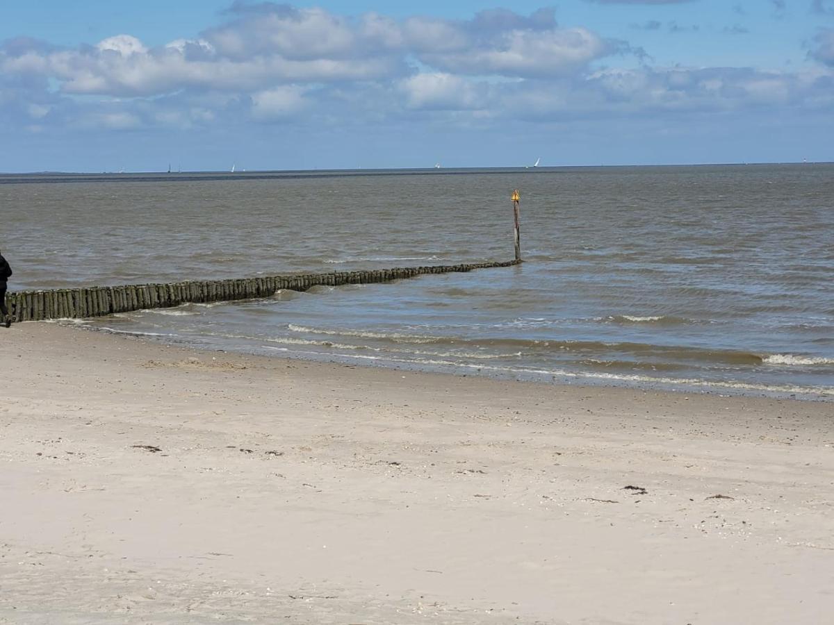 Strandkajuete Hooksiel Schillig Exterior foto